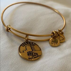 Alex and Ani Gold Lisbon Charm Bracelet